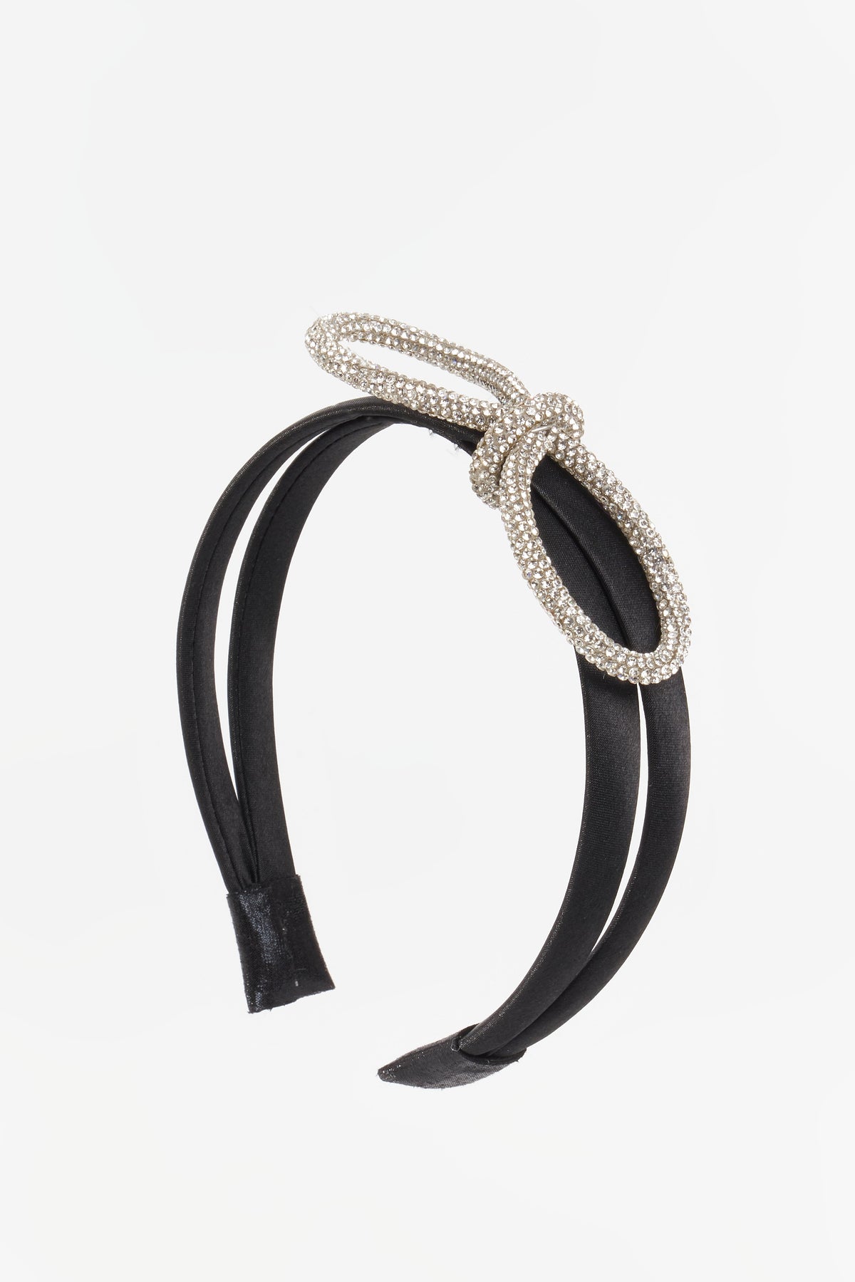 TINY BOW BLACK CROWN