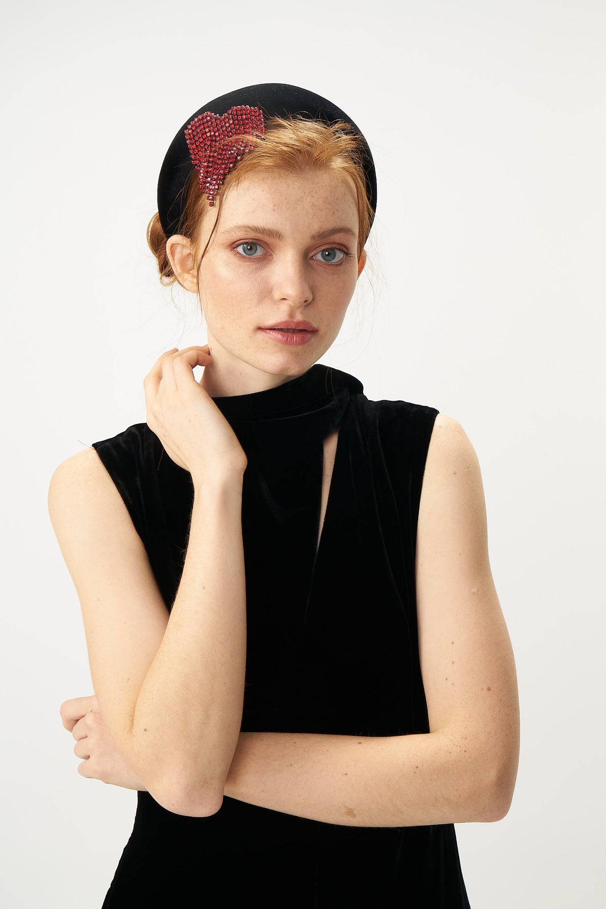 RED HEART BLACK CROWN
