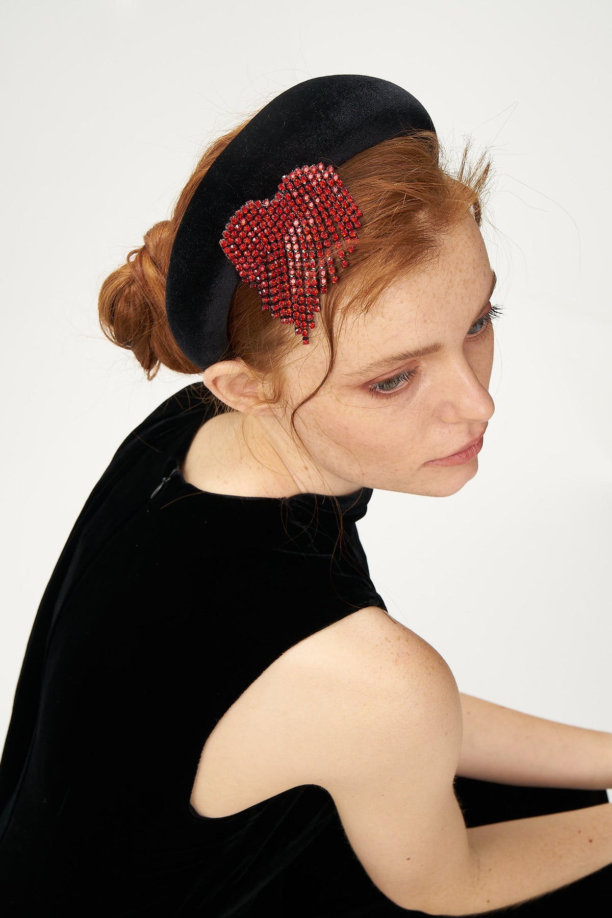 RED HEART BLACK CROWN