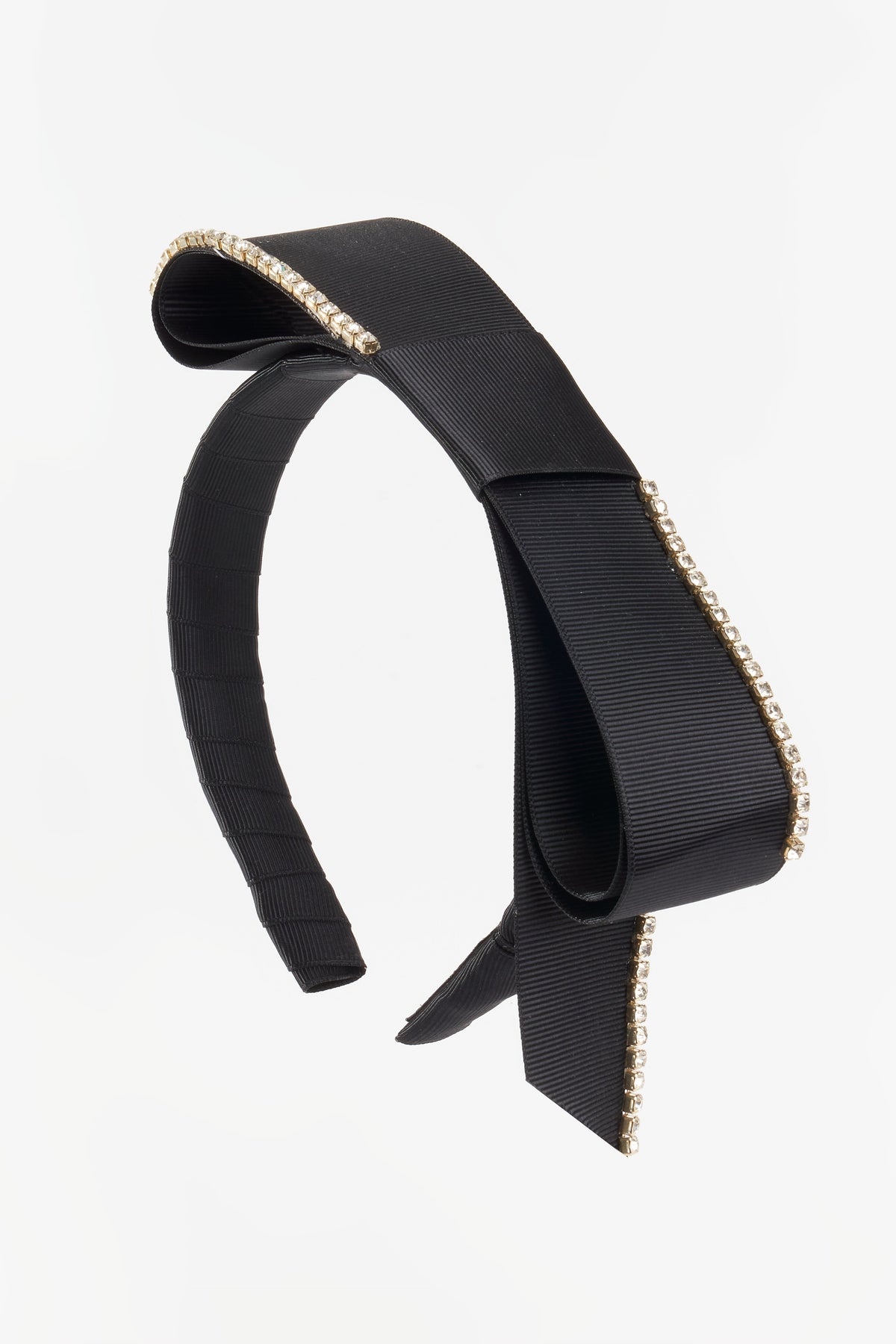 Rheya Black Bow Crown